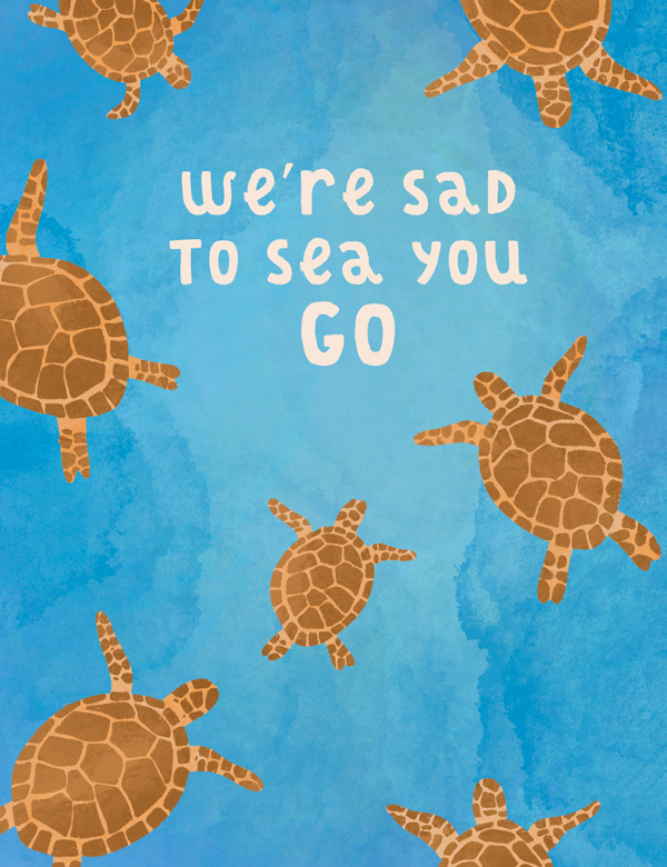 Sad to Sea You Go