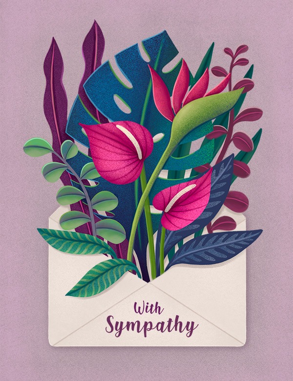 Sympathy Flowers for the Group
